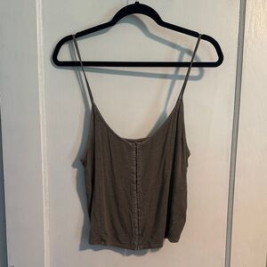 American Eagle Outfitters Green Camisole